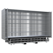 SET | with 30 construction fences and accessories | on Twinpallet | Mobile fence Cloud